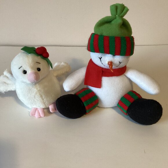 A Bundle of Christmas Soft Plush Bears Shelf Sitters Festive Sears Snowbeary - Picture 13 of 15
